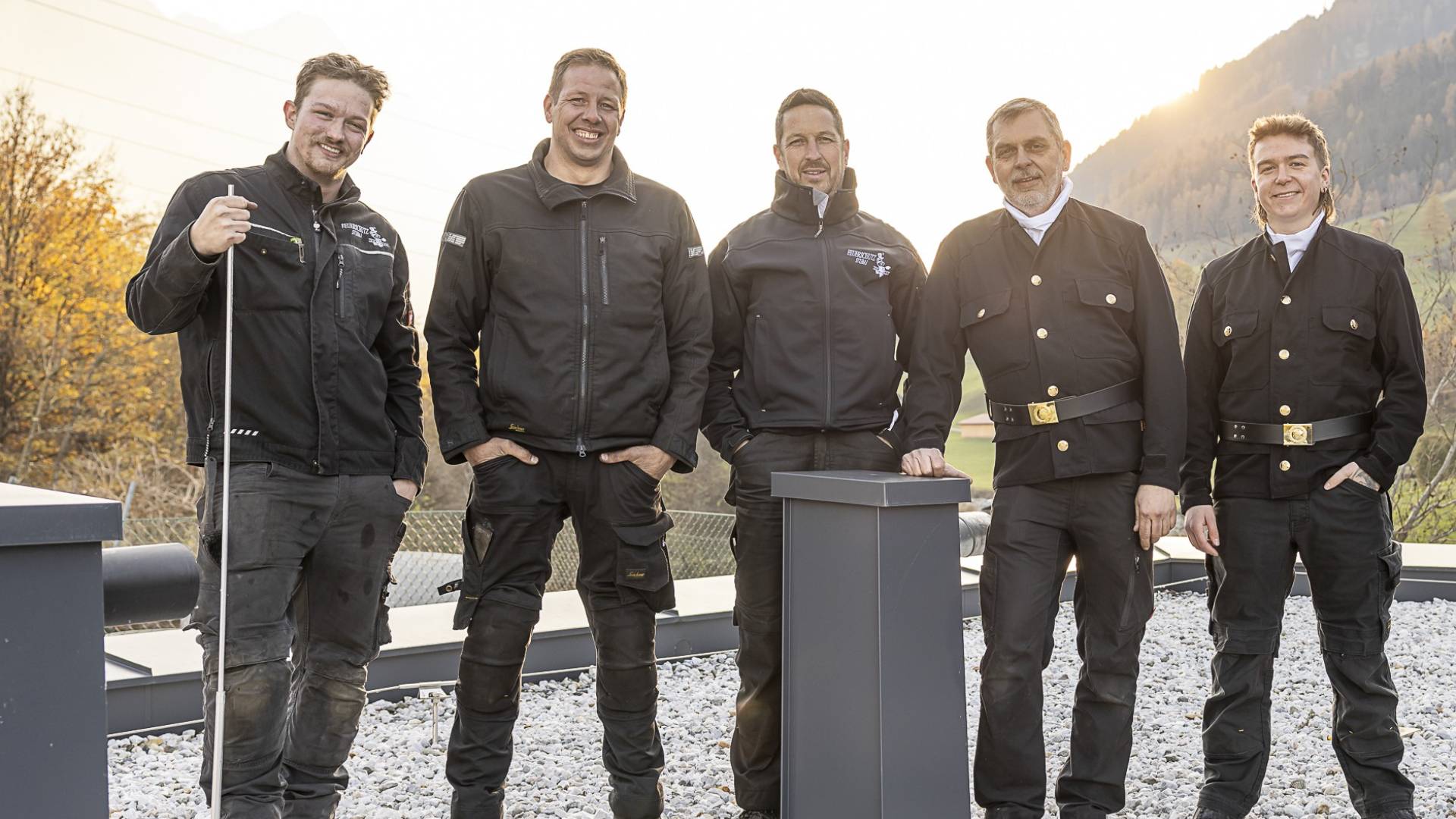 Team vom Rauchfangkehrer Christian Kocsis Feuerschutz Stubai